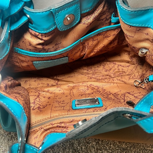 Patricia Nash Discovery Limited Edition Woven Rometta Satchel & Crossbody strap. - Picture 9 of 11